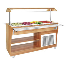 Buffet froid professionnel central - 4 x gn 1/1 - polar - r600a