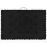 vidaXL Coussins de plancher de palette 3 Pièces Noir Coton