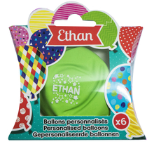 Ballons de baudruche prénom Ethan