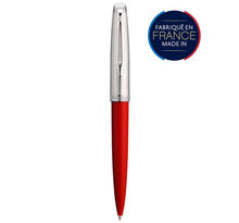 Waterman emblème stylo bille  rouge  recharge bleue pointe moyenne  coffret cadeau