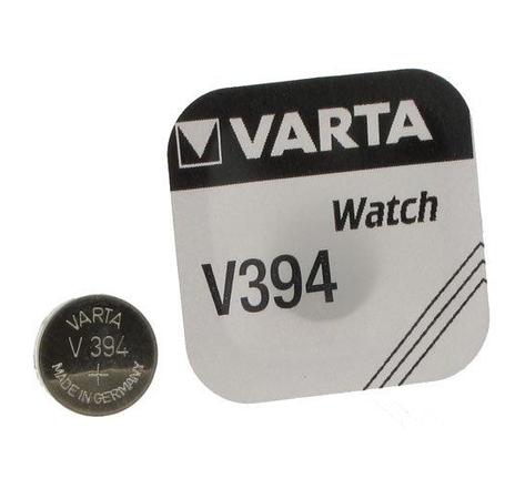 Pile oxyde argent pour montres V394 (SR45) SR936SW 1,55 Volt VARTA