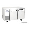 Table Réfrigérée Positive Compacte 2 Portes avec Dosseret - 270 à 370 L - Atosa - R600a2 Portes370Pleine