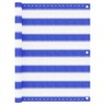 vidaXL Écran de balcon Bleu et blanc 75x500 cm PEHD