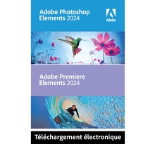 Adobe photoshop elements & premiere elements 2024 - licence perpétuelle - 2 pc - a télécharger