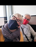 2 Masques lavables rouge antimicrobien (XS / Enfant)