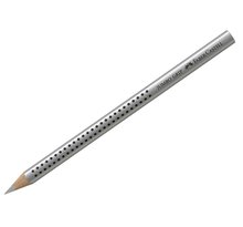 Crayon de Couleur JUMBO GRIP Mine 3,8 mm Triangulaire Argent FABER-CASTELL