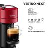 Machine à café Expresso Nespresso Vertuo Next - KRUPS YY4800FD - Rouge - 52 Capsules de café offertes