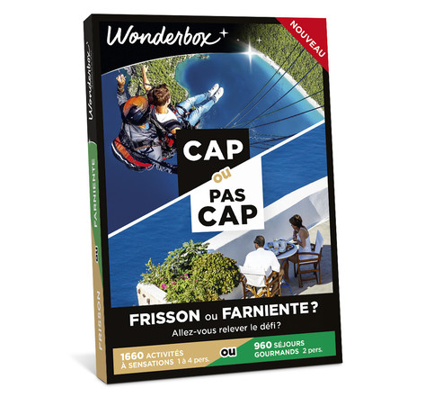 Coffret cadeau - WONDERBOX - CAP OU PAS CAP - Frisson ou Farniente