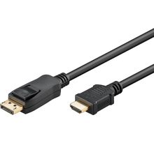 Câble DisplayPort vers HDMI Goobay 3m M/M (Noir)
