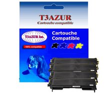 4 Toners compatibles avec Brother TN2000, TN2005 pour Brother MFC7220, MFC7225N - 2 500 pages - T3AZUR