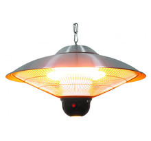 Lampe chauffante à suspendre avec éclairage led 2100 w - stalgast - inox