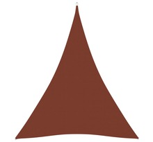 vidaXL Voile de parasol Tissu Oxford triangulaire 3x4x4 m Terre cuite