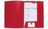 Chemise de présentation polypropylene souple krea cover A4 Rouge EXACOMPTA