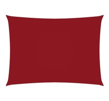 Vidaxl voile de parasol tissu oxford rectangulaire 2,5x4 m rouge