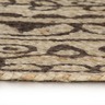Vidaxl tapis fait à la main jute avec imprimé marron foncé 120 cm