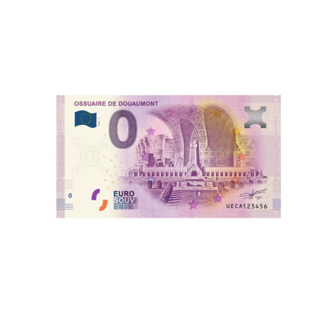 Billet souvenir de zéro euro - Ossuaire de Douaumont - France - 2020