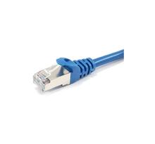 Câble Patch Cat6A S/FTP 2xRJ45 0.50m bleu (SSTP)PIMF EQUIP