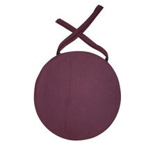 Galette de chaise ronde en coton 40 cm