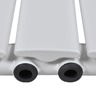 Porte-serviette 311mm + radiateur panneau blanc 311mm x 1500mm