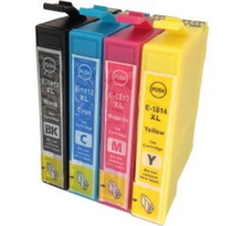 Pack de 4 cartouches compatibles t18 xl pour imprimantes epson