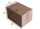 Lot de 10 boîtes carton (n°16) format 220x150x140 mm