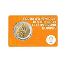 Jeux olympique de paris 2024 monnaie de 2€ commémorative bu - 3/5