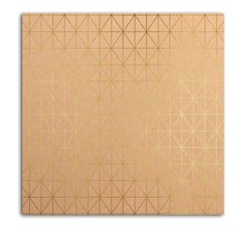 Papier Scrapbooking Mahé Kraft Or 30,5x30,5 Cm - Draeger paris