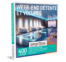 SMARTBOX - Coffret Cadeau - Week-end détente et volupté - 400 séjours en hôtels 3* et 4*, belles demeures ou maisons d'hôtes