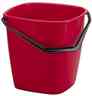 Seau de nettoyage BUCKET, 9,5 litres, rectangulaire, Rouge DURABLE