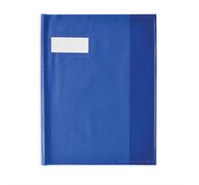 Protège-cahier Styl'SMS 17x22 cm pvc 120 avec Porte-étiquette bleu ELBA