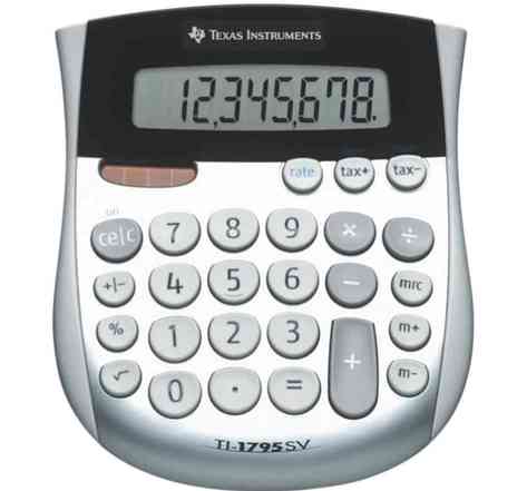 Calculatrice de bureau TI-1795 SV TEXAS INSTRUMENTS