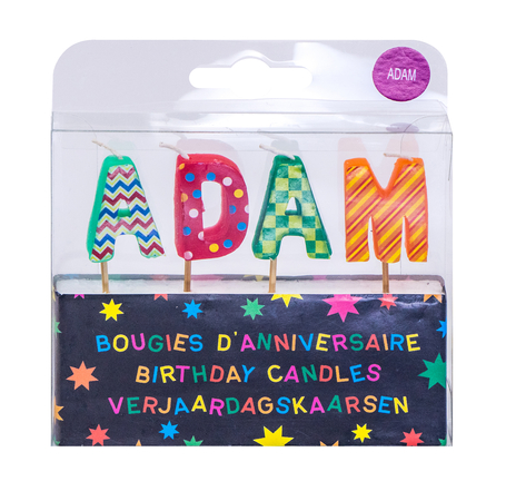Bougies d'anniversaire Adam