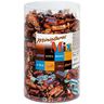 Mini-barres chocolatées MIX - (Snikers, Bounty, Twix et Mars)- Boîte de 3 kg (paquet 3000 grammes)
