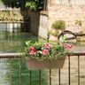 DEROMA Kit jardiniere Like taupe avec réserve d'eau - Coloris taupe - 49x28cm