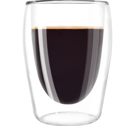 MELITTA Lot de 2 verres en borosilicate pour café long 200 ml transparent