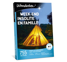 Coffret cadeau - WONDERBOX - Week-end insolite en famille