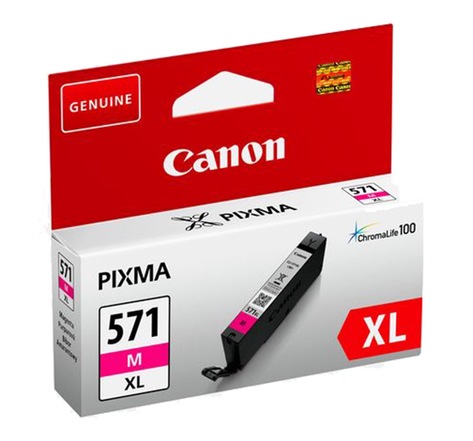 Canon Cartouche d’Encre Pixma ChromaLife 100 571 Magenta XL (lot de 2)
