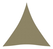 Vidaxl voile de parasol tissu oxford triangulaire 3x4x4 m beige