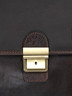 Cartable homme Premium vintage en cuir - KATANA - 3 soufflets - 39.5 cm - 31039-Chocolat