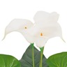 Vidaxl plante artificielle avec pot lis calla 85 cm blanc