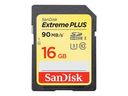 Carte mémoire Secure Digital (SD) Sandisk Extreme PLUS SDHC 16Go Classe 10