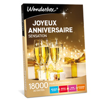 Coffret cadeau - WONDERBOX - Joyeux Anniversaire Sensation