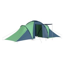 Vidaxl tente de camping pour 6 personnes bleu et vert