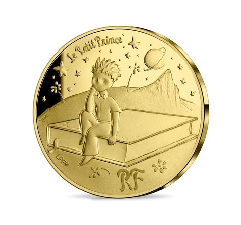 Monnaie 50€ 1/4 Oz Or - Le Petit Prince et son Chef d'Œuvre - BE 2021