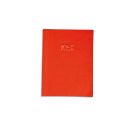 Protège-cahier Grain Cuir 20/100ème 21x29,7 orange CALLIGRAPHE
