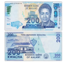 Billet de Collection 200 Kwacha 2012 Malawi - Neuf - P60a