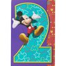 Carte anniversaire 2 ans mickey - draeger paris