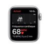 Montre connectée Apple Watch SE GPS 2021 - 40mm - Boitier Silver Aluminium - Bracelet Sport Abyss Blue