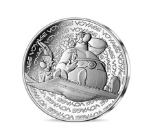 Monnaie de 10€ Argent Colorisée - Astérix Voyage - Millésime 2022