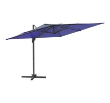 Vidaxl parasol cantilever à led bleu azuré 400x300 cm